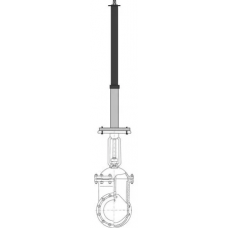 Телескопический шток для стальных задвижек 1,2-2,0 ДУ 250-300
