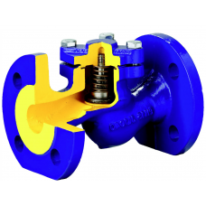 Клапан обратный чугун подъемный 287A Ду 200 Ру16 Тмакс=300 оС фланцевый золотник нерж Zetkama 287A200C31