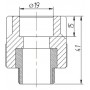 Муфта Kalde 3222-nmo-200c00 20х3/4