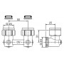 Узел присоединения Oventrop Multiflex F 3/4  x 3/4 угловой